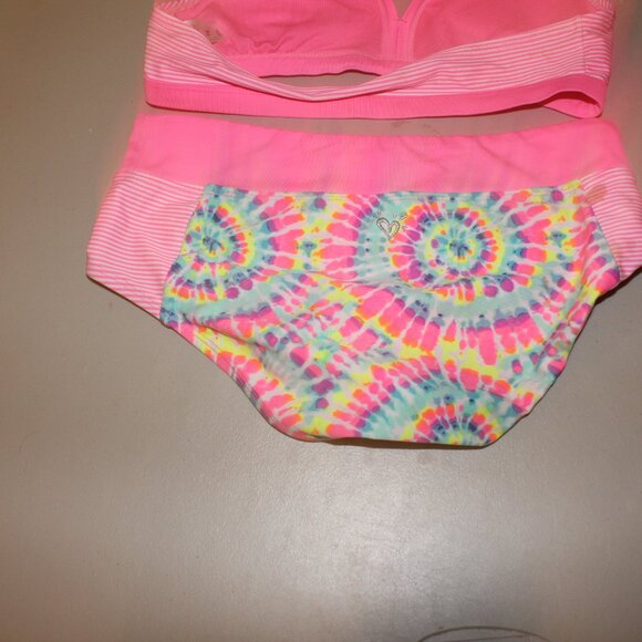 Multi Color 2 Pcs Justice Bikini Swimsuit Size 16 - Picture 8 of 12